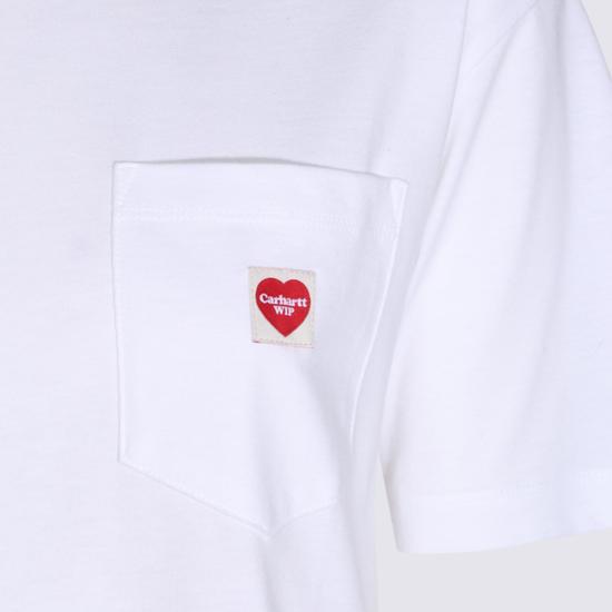26FW 칼하트 WIP 반팔 티셔츠 I037166 1WZXX WHITE - CARHARTT WIP