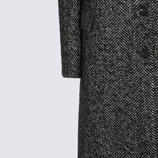 26FW 딸리아토레 코트 AMANDA 340218EN837 NERO BEIGE - TAGLIATORE