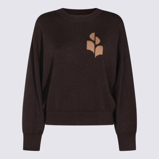 26FW 이자벨마랑에뚜왈 마리산스 코튼 스웨터 23PPU0053FA A1X05E50CL CHOCOLATE