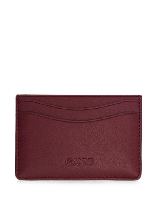 26FW 가니 카드지갑 B3010375 436 Burgundy - GANNI
