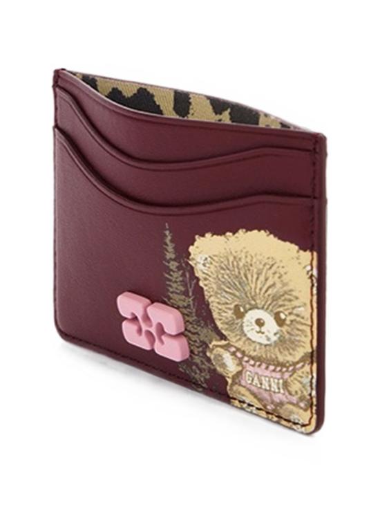 26FW 가니 카드지갑 B3010375 436 Burgundy - GANNI