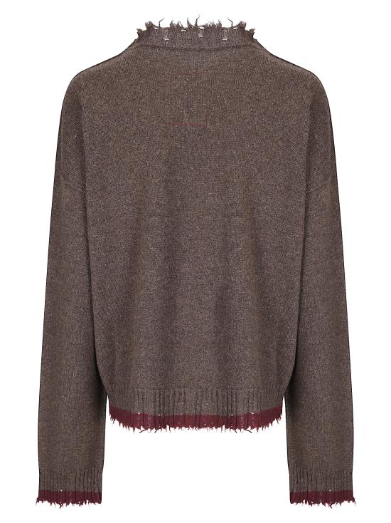 26FW 우마 왕 터틀넥 UK7152 UW067 BROWN RED - UMA WANG