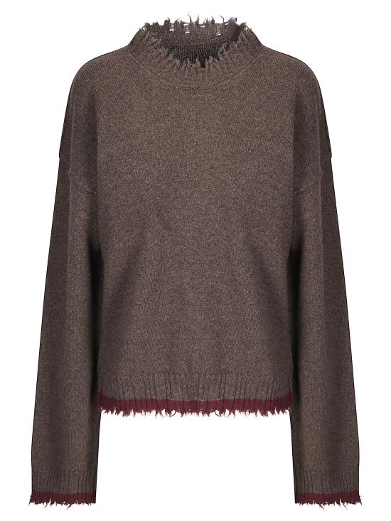 26FW 우마 왕 터틀넥 UK7152 UW067 BROWN RED