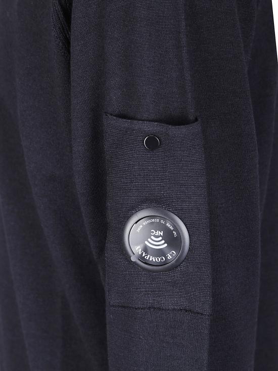 26FW 씨피 컴퍼니 스웨터 21CMKN046A003247F 999 BLACK - C.P. COMPANY