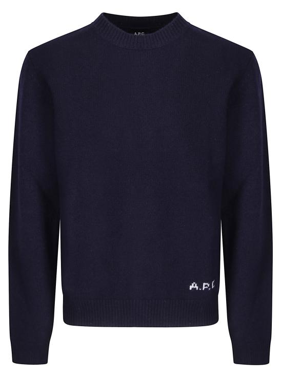 26FW 아페쎄 스웨터 WOASWH23491 IAK DARK NAVY