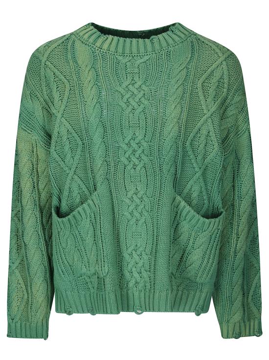 26FW 파운드 스웨터 FOPF26SW01515 0621 HUNTER GREEN