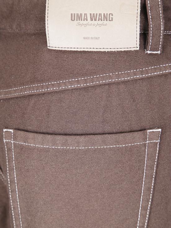 26FW 우마 왕 스트레이트 팬츠 UP3036 UW600 BROWN - UMA WANG