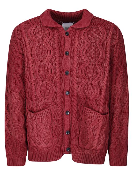26FW 파운드 가디건 FOPF26CA01516 6364 Washed Red