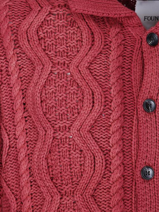 26FW 파운드 가디건 FOPF26CA01516 6364 Washed Red - FOUND