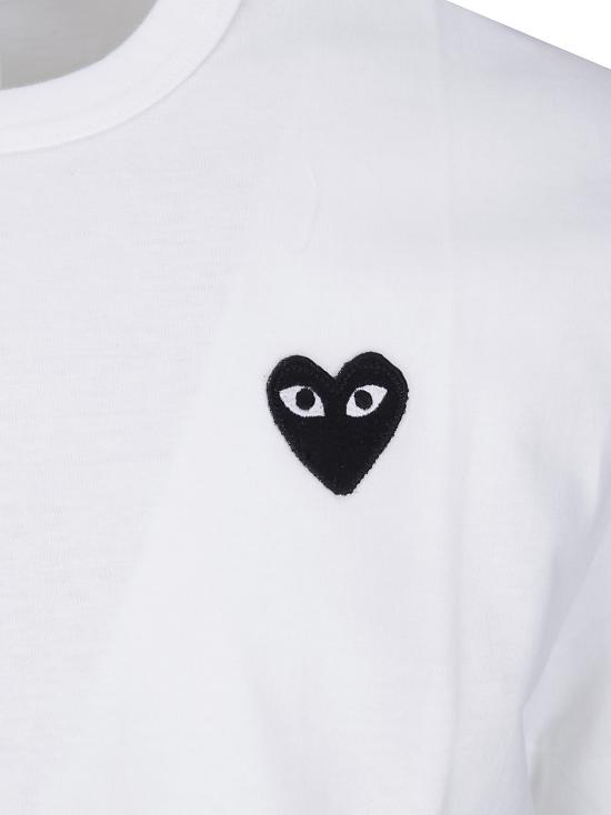 26FW 꼼데가르송 반팔 티셔츠 AXT353051 1 WHITE - COMME DES GARCONS