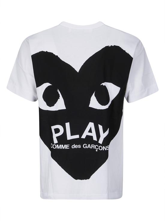 26FW 꼼데가르송 반팔 티셔츠 AXT353051 1 WHITE - COMME DES GARCONS