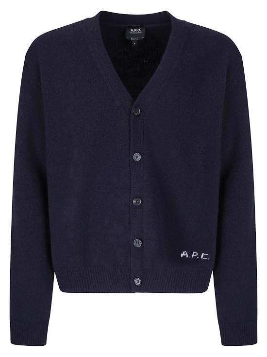 26FW 아페쎄 가디건 WOASWH22020 IAK DARK NAVY