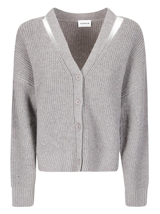 26FW 파로쉬 가디건 D520813LUMB 014 GREY