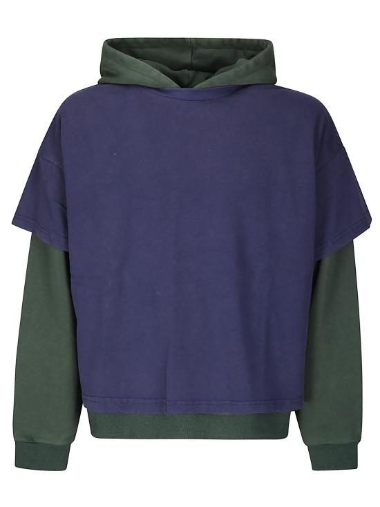 26FW 파운드 후드 티셔츠 FOPF26HO02012 6577 NAVY FOREST