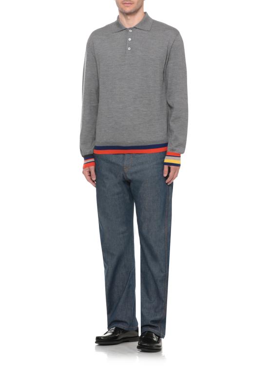 26FW 모스키노 스웨터 0932 52004497 Grey - MOSCHINO