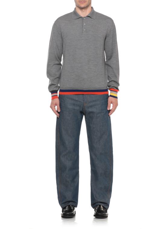 26FW 모스키노 스웨터 0932 52004497 Grey - MOSCHINO
