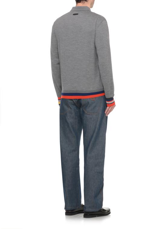 26FW 모스키노 스웨터 0932 52004497 Grey - MOSCHINO