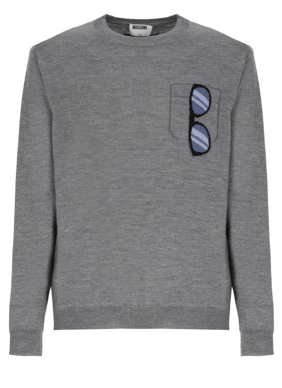 26FW 모스키노 스웨터 0916 52000497 Grey