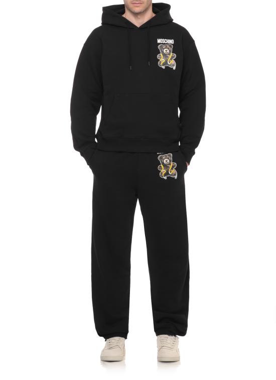 26FW 모스키노 트레이닝/조거 팬츠 0345 52281555 Black - MOSCHINO