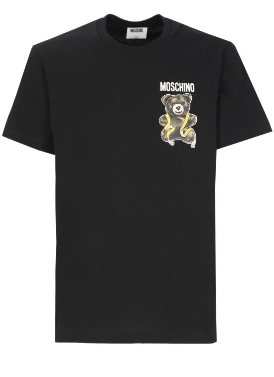 26FW 모스키노 반팔 티셔츠 0721 52411555 Black
