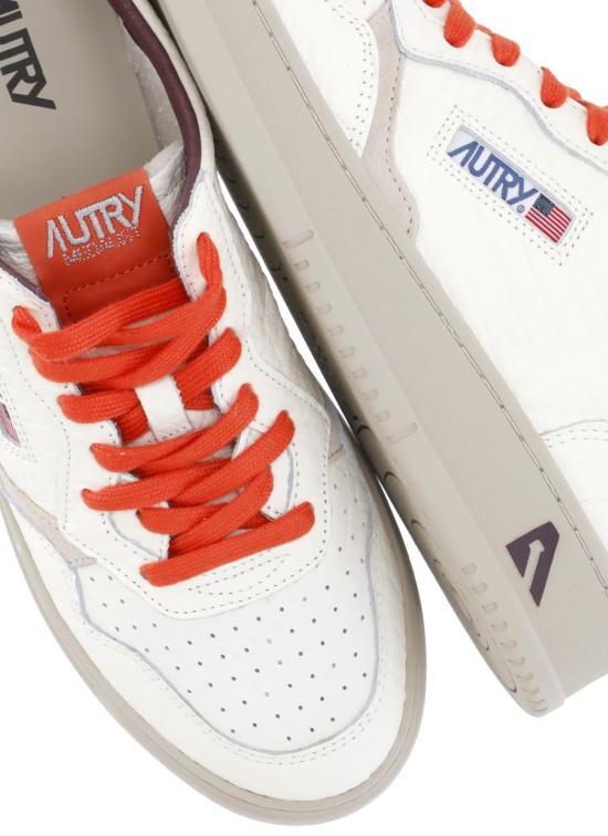 26FW 오트리 메달리스트 로우 스니커즈 AULM NE17PUMPKIN SAND WHITE - AUTRY
