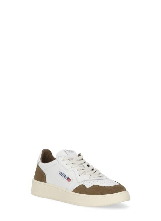 26FW 오트리 메달리스트 로우 스니커즈 AULM FT17WHT TABACCO White - AUTRY