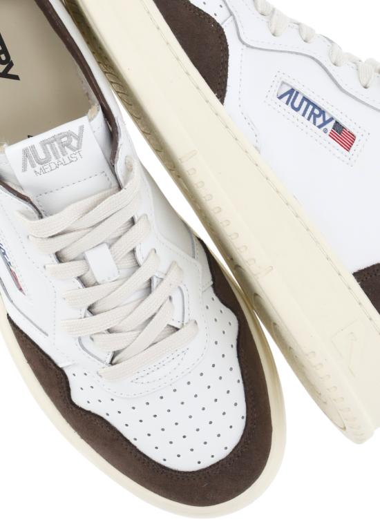 26FW 오트리 메달리스트 로우 스니커즈 AULM FT19WHT MOGANO WHITE - AUTRY