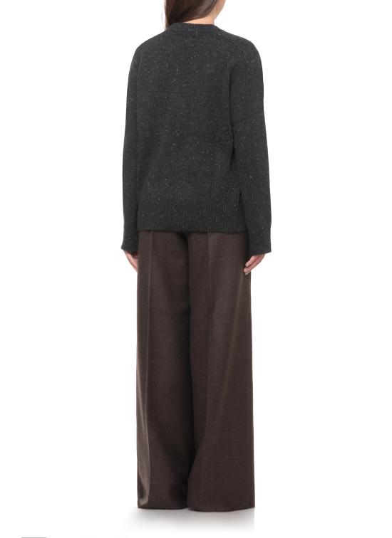 26FW 루루 드 세종 스웨터 BALTRA LDS PEPPERED ANTHRACITE GREY - LOULOU DE SAISON