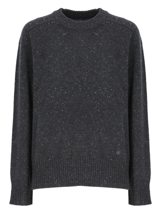 26FW 루루 드 세종 스웨터 BALTRA LDS PEPPERED ANTHRACITE GREY