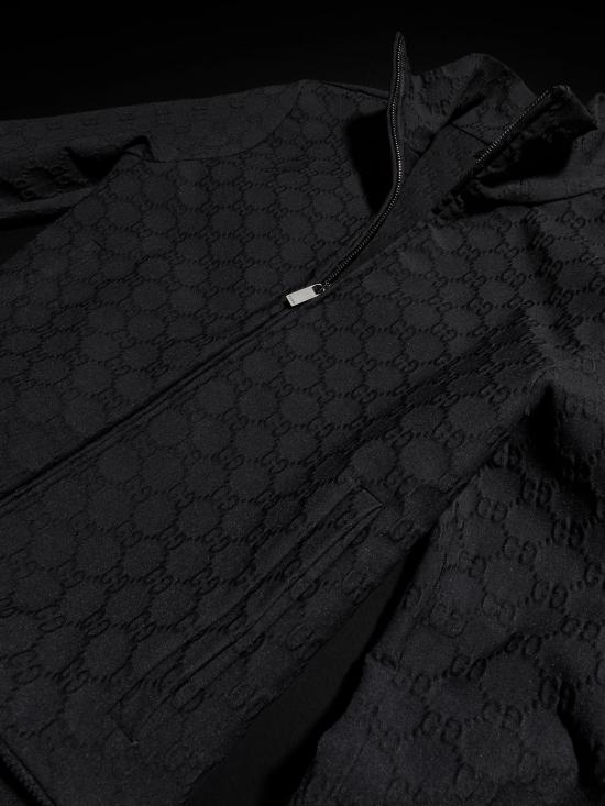26FW 구찌 GG 저지 자카드 집업 재킷 GG 저지 자카드 집업 재킷 875687XJHX3 1000 - GUCCI