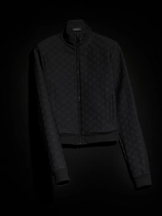 26FW 구찌 GG 저지 자카드 집업 재킷 GG 저지 자카드 집업 재킷 875687XJHX3 1000 - GUCCI