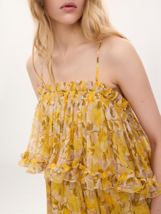 26FW 끌로에 롱 원피스 CH26UR124275 92D Giallo - CHLOE
