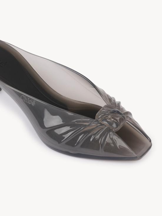 26FW 끌로에 뮬/슬리퍼 CH26U17ORQ 065 GRIGIO - CHLOE
