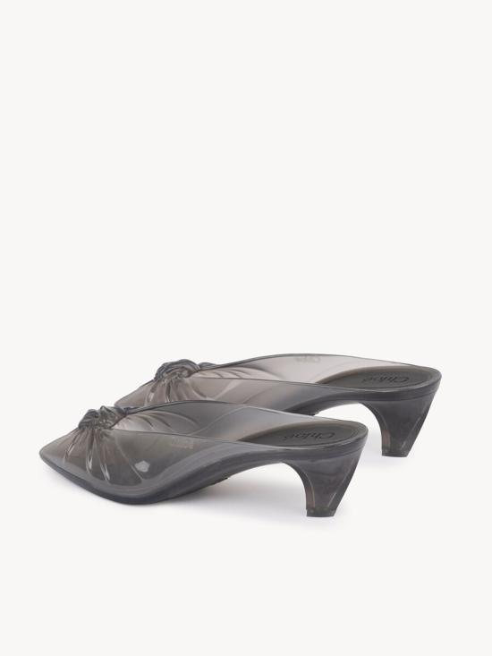 26FW 끌로에 뮬/슬리퍼 CH26U17ORQ 065 GRIGIO - CHLOE