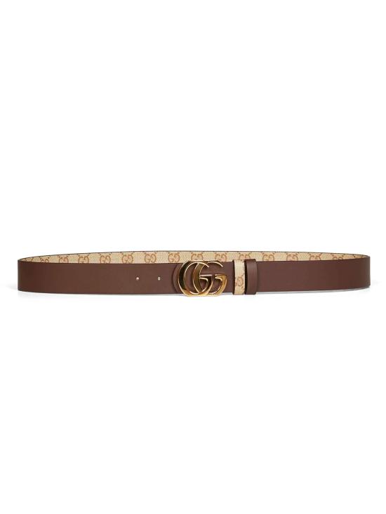 26FW 구찌 리버서블 컷 GG 마몽 벨트 리버서블 컷 GG 마몽 벨트 874723AAGRK 9751 - GUCCI