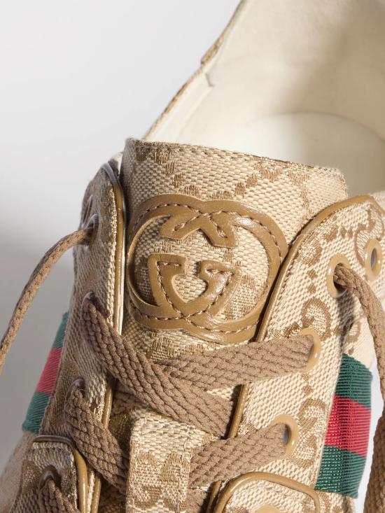 26FW 구찌 스트레치 로우탑 스니커즈 871611FAF48 9644 BEIGE - GUCCI