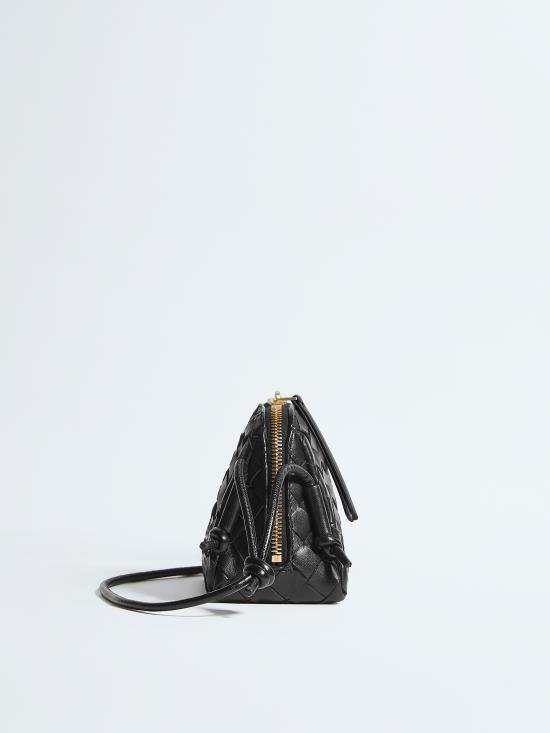 26FW 보테가베네타 인트레치아토 콘서트 파우치 794258VCPP1 8425 Nero - BOTTEGA VENETA