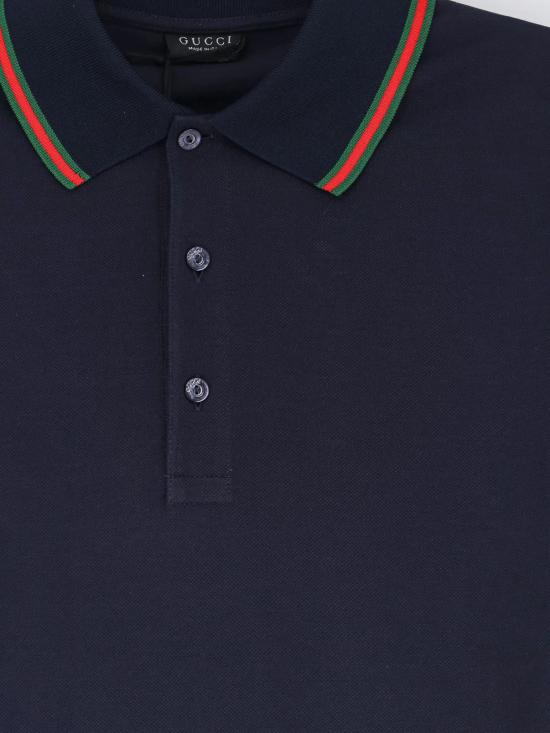 26FW 구찌 폴로 티셔츠 872468XJHX5 4816 Blu - GUCCI