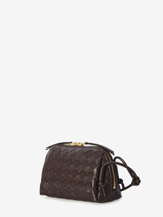 26FW 보테가베네타 인트레치아토 콘서트 파우치 794258VCPP1 2132 Marrone - BOTTEGA VENETA