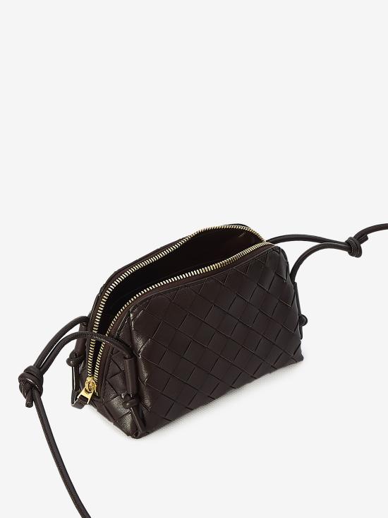 26FW 보테가베네타 인트레치아토 콘서트 파우치 794258VCPP1 2132 Marrone - BOTTEGA VENETA