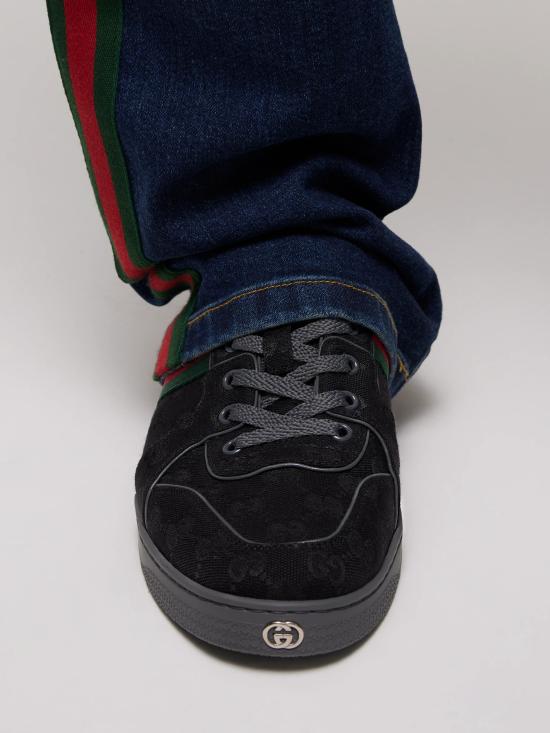 26FW 구찌 스트레치 로우탑 스니커즈 871608FAF48 1068 NERO - GUCCI