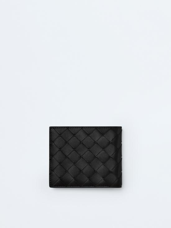 26FW 보테가베네타 인트레치아토 반지갑 743211VCPQ4 8803 NERO - BOTTEGA VENETA