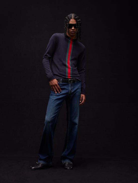 26FW 구찌 스웨터 875177XKFPC 4152 Blu - GUCCI