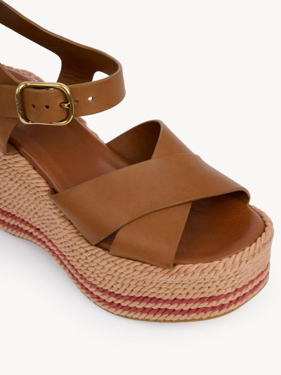 26FW 끌로에 샌들 CH26U18ZXJ 527 MARRONE - CHLOE