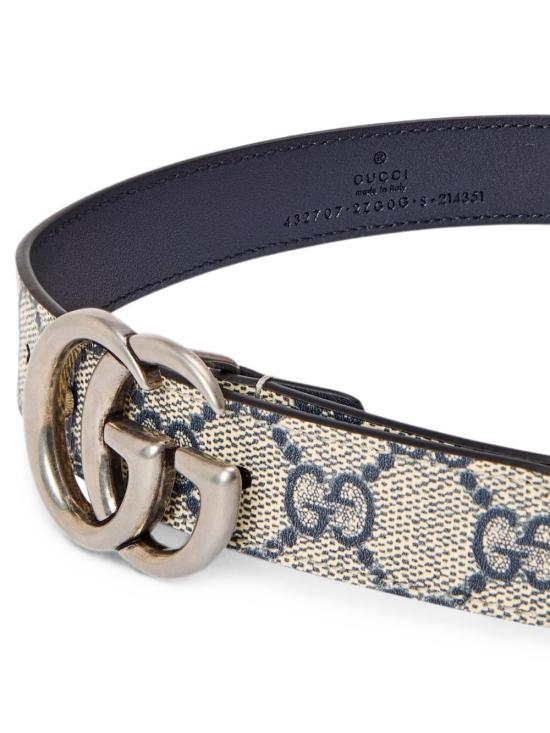 26FW [키즈] 구찌 가죽 벨트 4327072ZG0G 4060 Beige - GUCCI