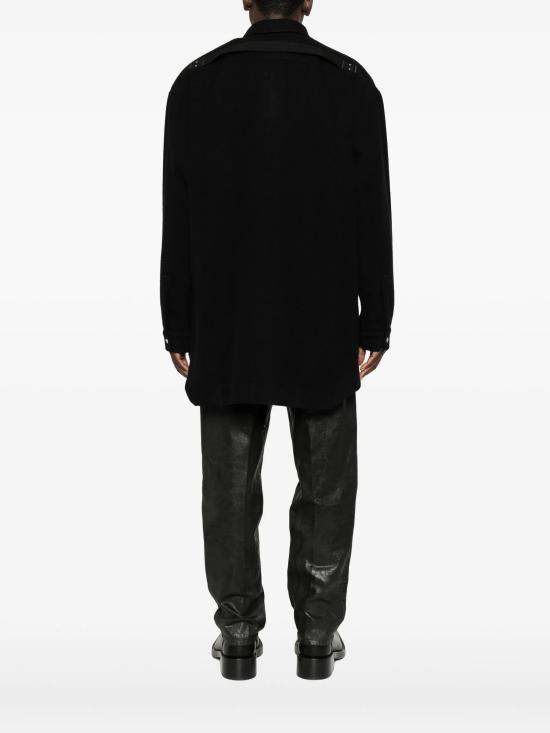 26FW 릭 오웬스 긴팔 셔츠 RU02F4728WBD 09 Nero - RICK OWENS