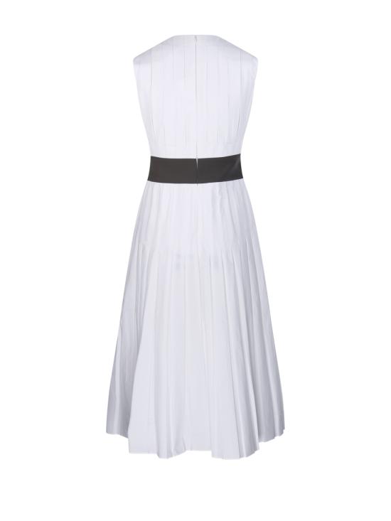 26SS 토리버치 미디 원피스 177632 100 WHITE - TORY BURCH