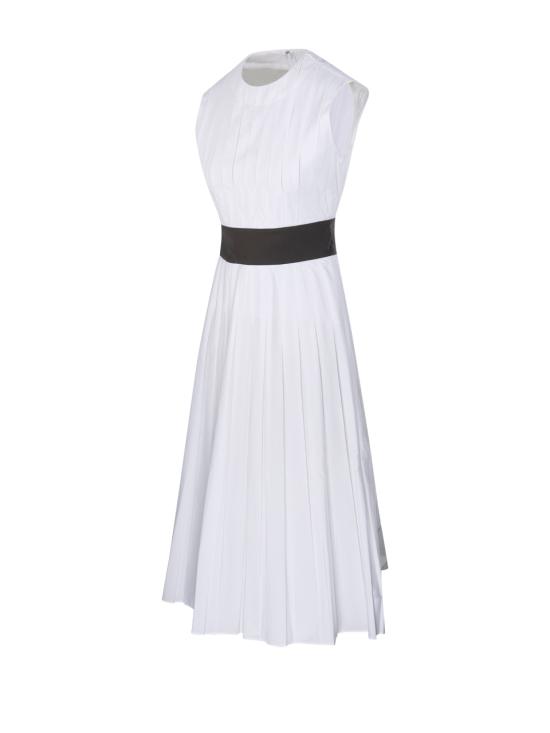 26SS 토리버치 미디 원피스 177632 100 WHITE - TORY BURCH