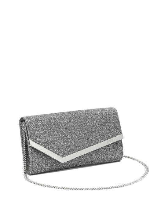 26FW 지미추 클러치/파우치 에미 클러치 실버 - JIMMY CHOO