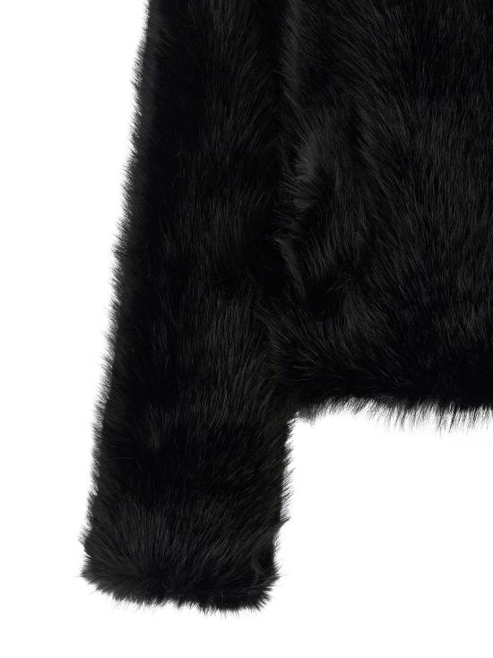 26FW 비비 쿠튀르 무스탕 재키 퍼스트 퍼 블랙 - B&B COUTURE